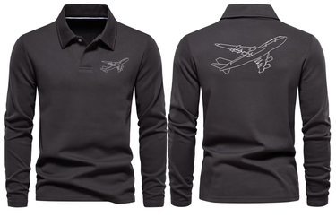 BOEING 747 LONG SLEEVE POLO